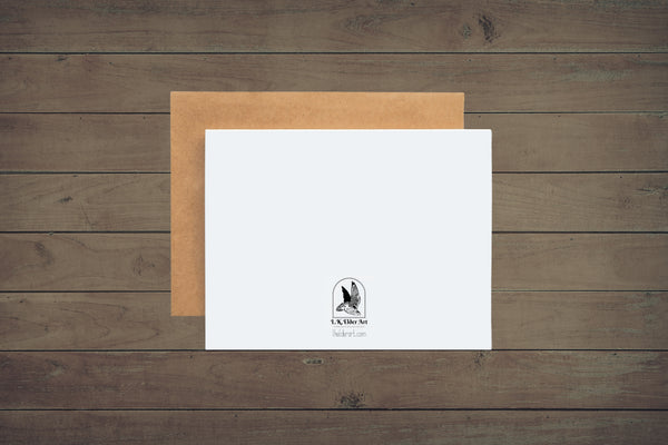Ruby-throated Hummingbird Notecard