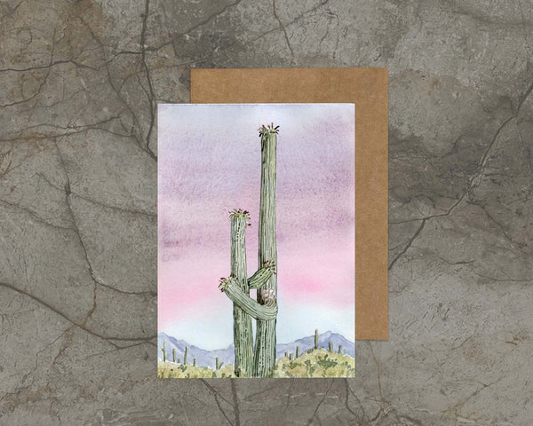 Saguaro Sympathy Card