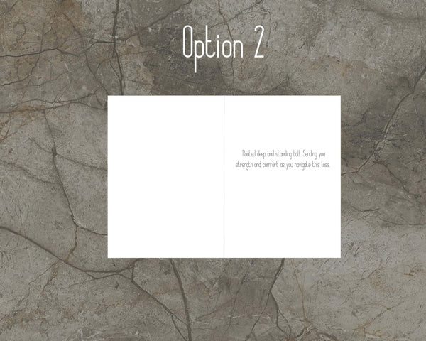 Saguaro Sympathy Card